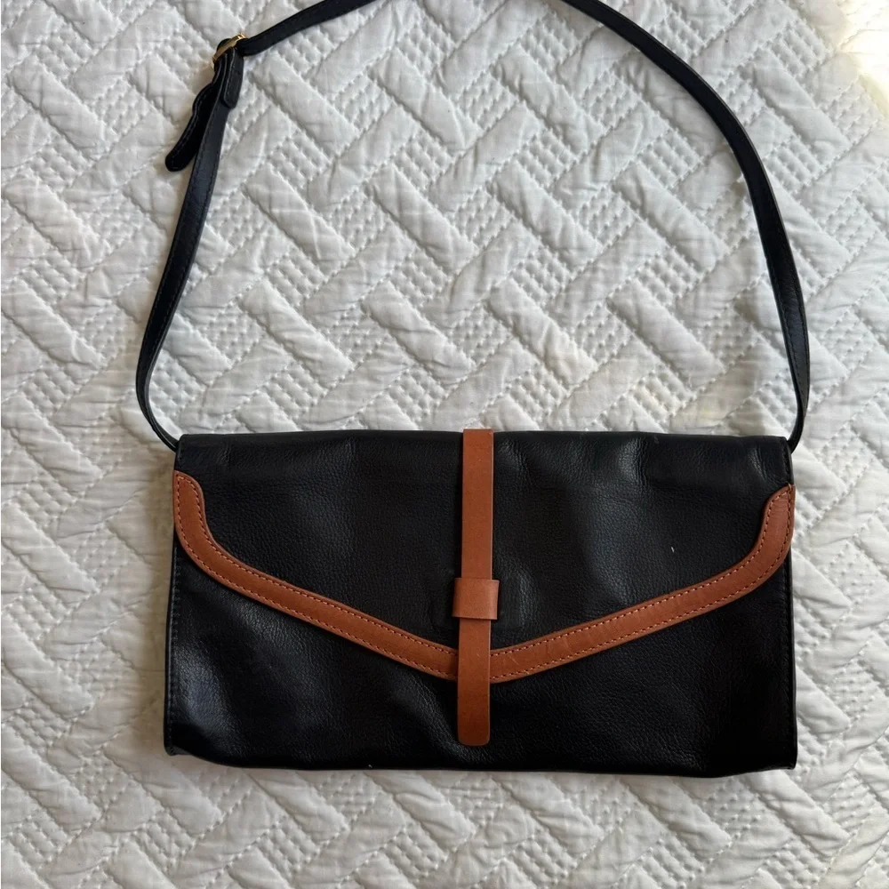 Black and Brown Shoulder Bag